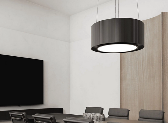 Okap wyspowy Ciarko Design MONO LIGHT Gold 80 cm