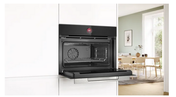 Piekarnik kompaktowy do zabudowy Bosch CBG7341B1 czarny