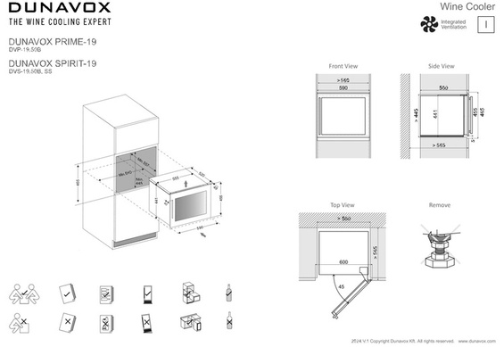 Winiarka Dunavox DVS-19.50MB