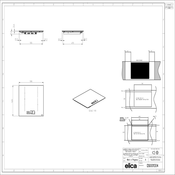 Płyta indukcyjna Elica RATIO 603 PLUS CONNEX BL PRF0199854