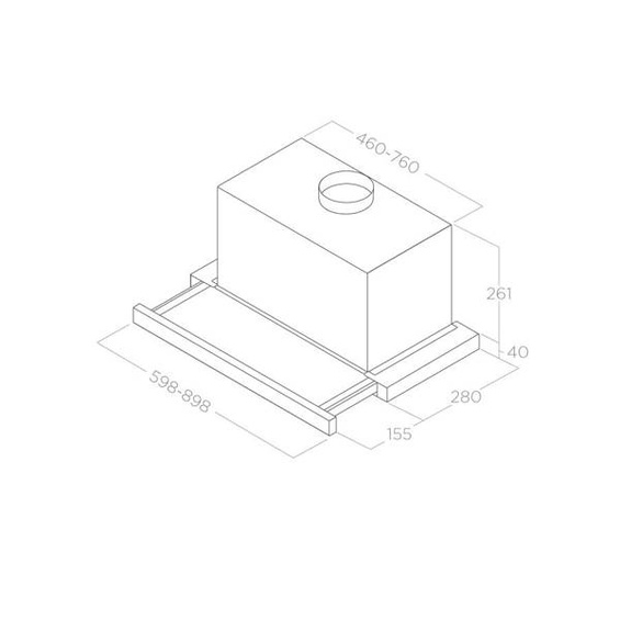 Okap Elica ELITE26 IX/A/90 inox PRF0038812B wyciąg