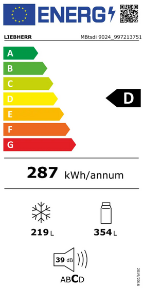 Wolnostojąca 4-drzwiowa chłodziarko-zamrażarka Liebherr MBtsdi 9024 Plus BioFresh NoFrost