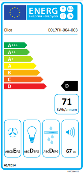 Okap Elica ERA C BL/A/52 czarny PRF0166822 wyciąg