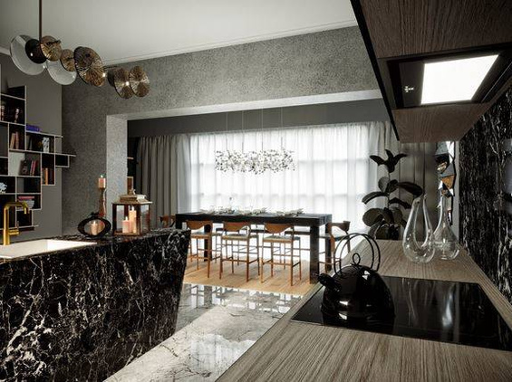 Okap podszafkowy Ciarko Design SU MINI BLACK 60 cm pochłaniacz