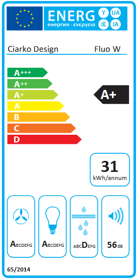 Okap wyspowy Ciarko Design FLUO Burgundy/Burgundy Gloss wyciąg