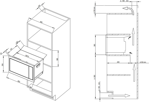 Kuchenka mikrofalowa De Dietrich DME4310W
