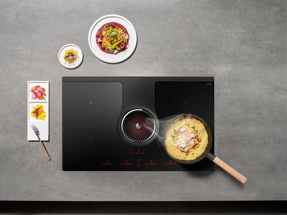 Płyta z okapem Elica NIKOLATESLA ONE HP EVO BL/A/83 PRF0196322 czarny