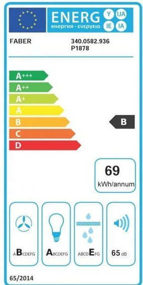 Okap FABULA EVO+ BK 60 340.0582.936