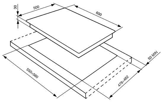 Płyta gazowa SMEG SR764AO