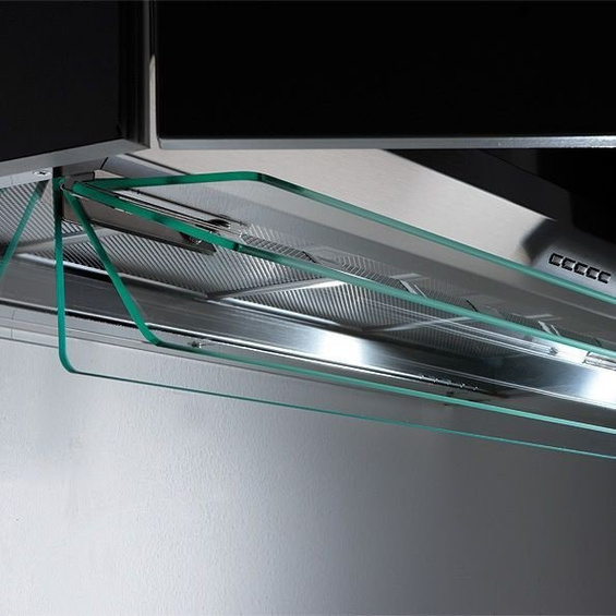 Okap Falmec Virgola evo 120 inox 600 m³/h do zabudowy