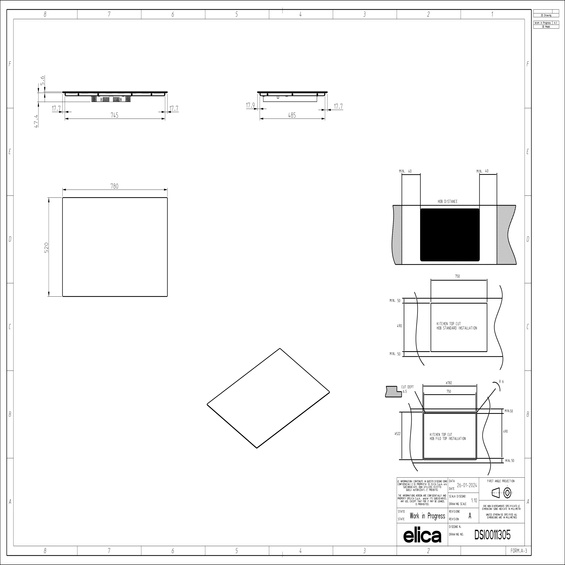 Płyta indukcyjna Elica RATIO 804 PLUS CONNEX BL PRF0199855