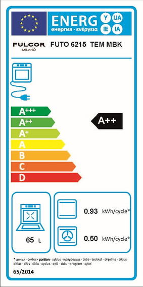 Piekarnik Fulgor Milano FUTO 6215 TEM MBK