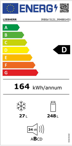 Chłodziarka Liebherr IRBSd 5121 Plus BioFresh