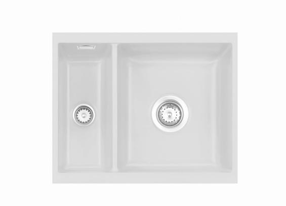 systemceram MERA 60 U zlewozmywak ceramiczny Satin 20