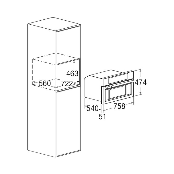 Piekarnik Fulgor Milano FPCMO 300 TEM X z mikrofalą