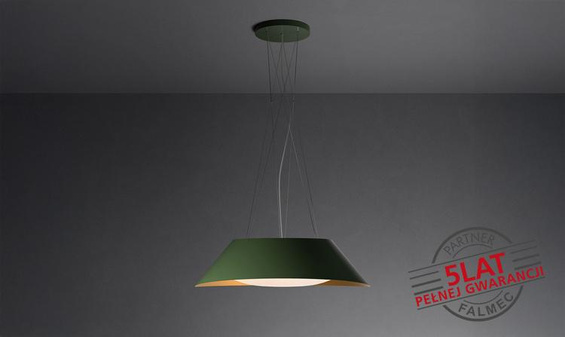 Okap Falmec Vogue Circle.Tech Isola 88 zielony 600 m³/h wyspowy