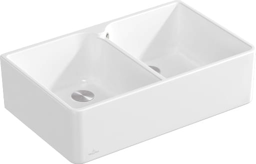 Zlew Villeroy & Boch dwukomorowy FARMHOUSE 80X 6380 01 RW STONE WHITE (matowy) PROMO