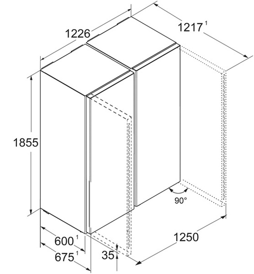Zestaw Liebherr XRFbd 5220 Plus NoFrost