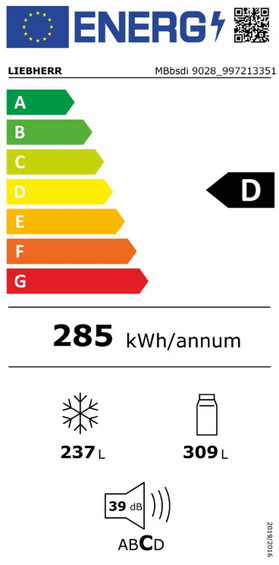 Wysyłka 24h! Wolnostojąca 4-drzwiowa chłodziarko-zamrażarka Liebherr MBbsdi 9028 Plus BioFresh NoFrost
