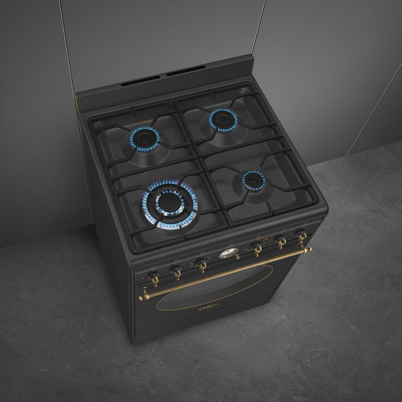 Kuchnia z płytą gazową Smeg CO60GMAN2