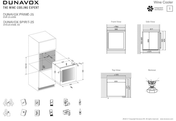 Winiarka Dunavox DVS-25.65DSS