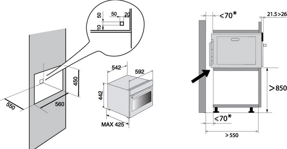 Piekarnik parowy De Dietrich DKV4530X