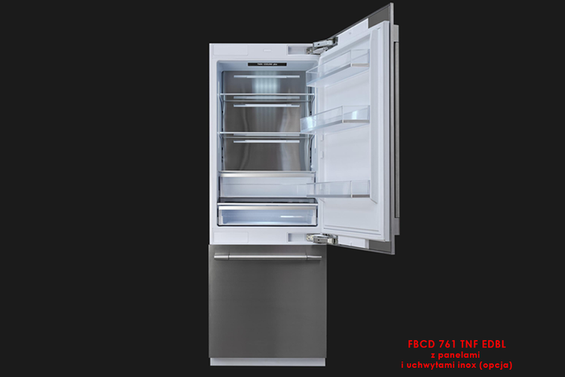 Chłodziarko - zamrażarka do zabudowy Fulgor Milano FBCD 761 TNF EDBL