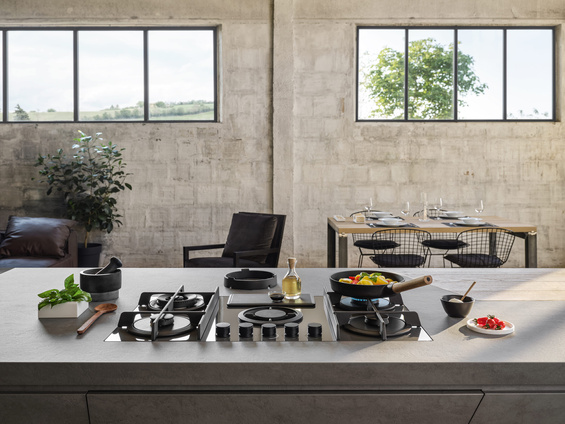 Płyta z okapem Elica NIKOLATESLA FLAME EVO GR/A/88 PRF0196343 szary