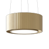 Okap wyspowy Ciarko Design MONO LIGHT Gold 80 cm