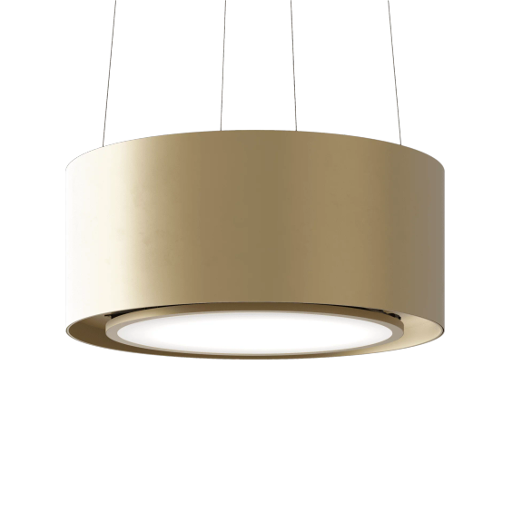 Okap wyspowy Ciarko Design PIU LIGHT Gold 80 cm