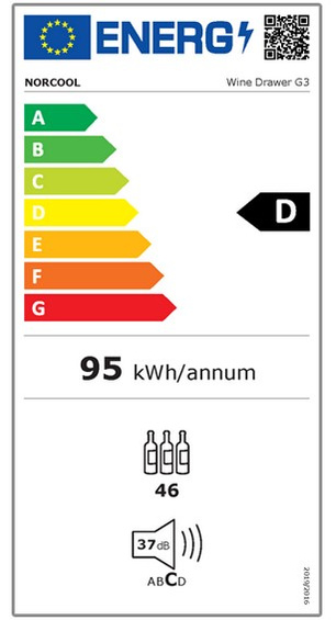 Winiarka szufladowa Norcool G3 80 cm N-60000007