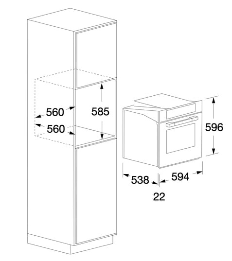 Piekarnik Fulgor Milano FUTPO 7515 P TEM MBK z funkcją pizza i pirolizą