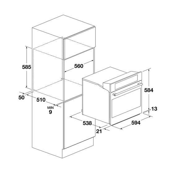 Piekarnik Fulgor Milano FCO 6215 TEM WH