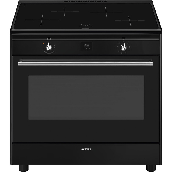 Kuchnia z płytą indukcyjną Smeg CX91IMBL