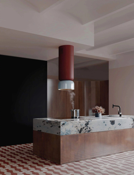 Okap wyspowy Ciarko Design ICON Anthracite wyciąg