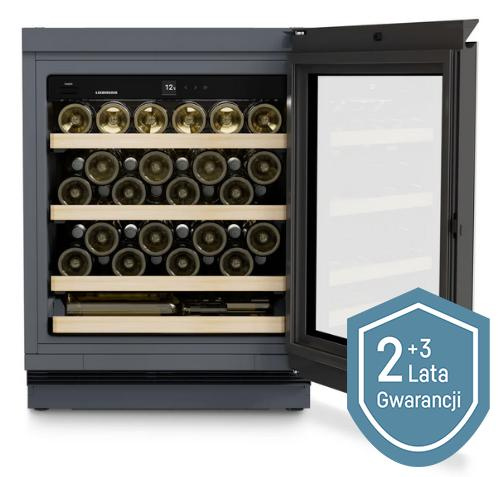 Lodówka na wino do zabudowy podblatowej UWgb 3631 Vinidor