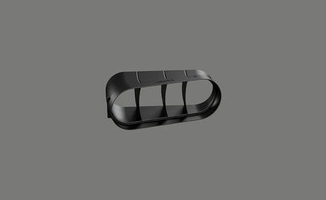 BORA EFBH15/1 Ecotube kształtka wygięta 15° pozioma płaska wraz z materiałem uszczelniającym (1szt.) EAN-Code:4260326375633