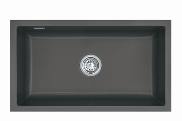 systemceram MERA 80 U zlewozmywak ceramiczny Schiefer 85