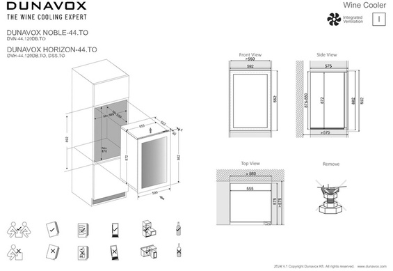 Winiarka Dunavox DVH-44.120DSS.TO