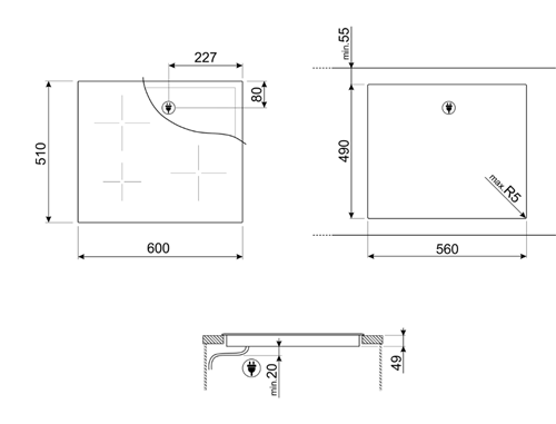 Płyta indukcyjna Smeg SI2M7643DW