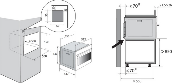 Piekarnik z pyrolizą De Dietrich DKP4531H