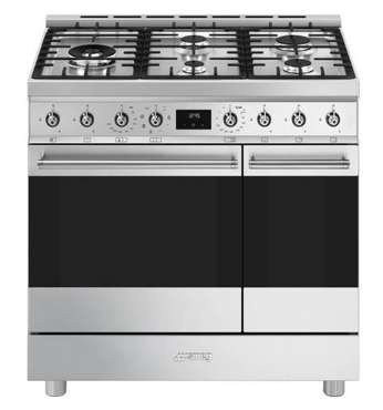 Kuchnia z płytą gazową SMEG C92GMX2