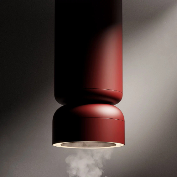 Okap wyspowy Ciarko Design ICON Burgund / Baby Blue Gloss pochłaniacz