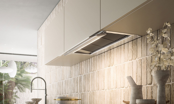 Okap Falmec Virgola Touch No-drop 60 inox 800 m³/h do zabudowy