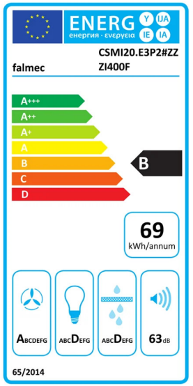 Okap sufitowy Falmec Stella Plus 120 inox - korpus bez silnika, z pilotem
