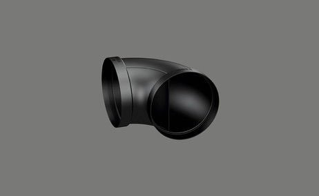 BORA ERB90/1 Ecotube kształtka wygięta 90° okrągła wraz z materiałem uszczelniającym (1szt.) EAN-Code:4260326375619 