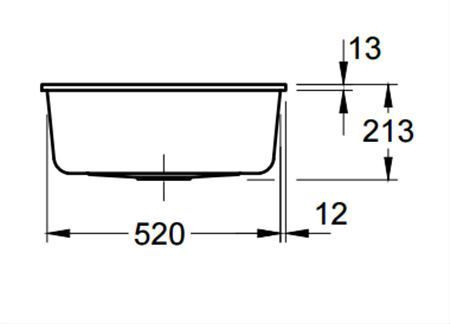 Zlew Villeroy & Boch SUBWAY 60SU korek manualny 3310 01 R1 WHITE ALPIN (błyszczący)