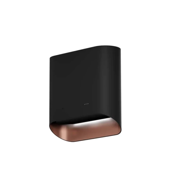 Okap przyścienny Ciarko Design SIMPLE Black/Rose Gold wyciąg