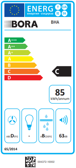 BORA BHA Basic płyta ceramiczna Hyper ze zintegr. wyciągiem oparów — Powietrze odprowadzane