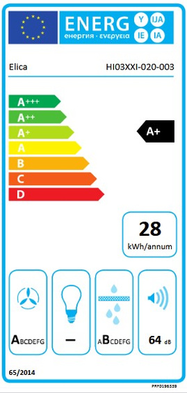 Płyta z okapem Elica NIKOLATESLA LIBRA EVO BL/A/83 PRF0196340 czarny